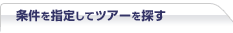 条件を指定してツアーを探す