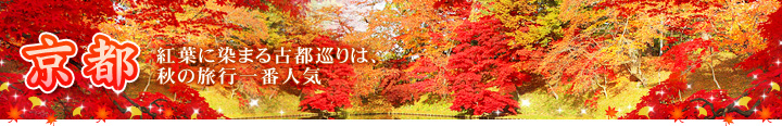 京都／紅葉に染まる古都巡りは、秋の旅行一番人気